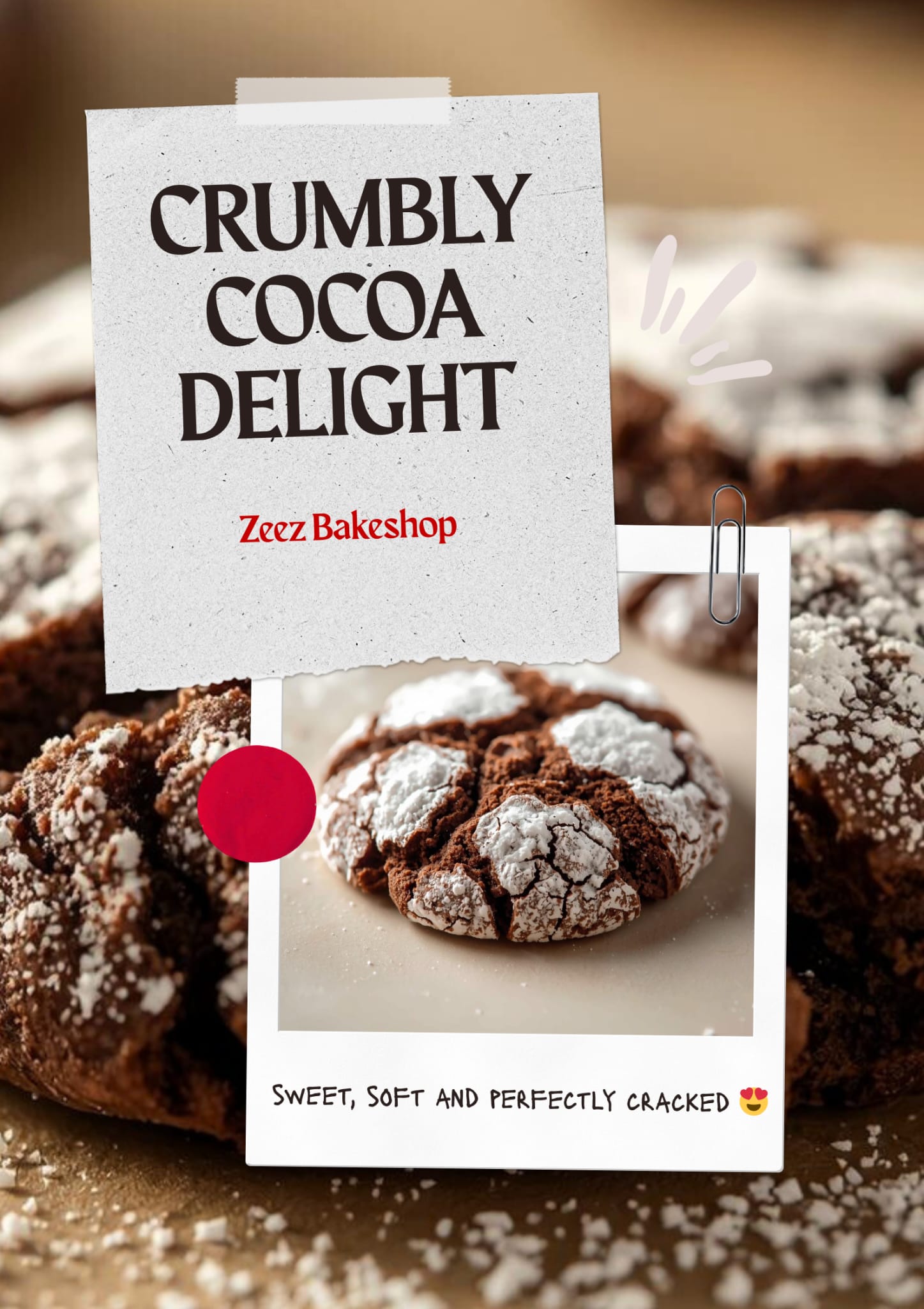 Crumbly Cocoa Delight Cookies